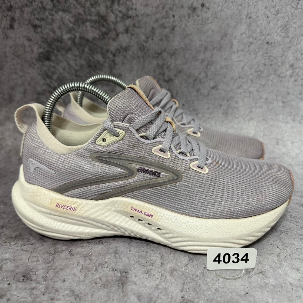 Brooks Glycerin 22 Running Shoes Womens 7.5‎ Lilac Whisper Lupine DNA Tuned